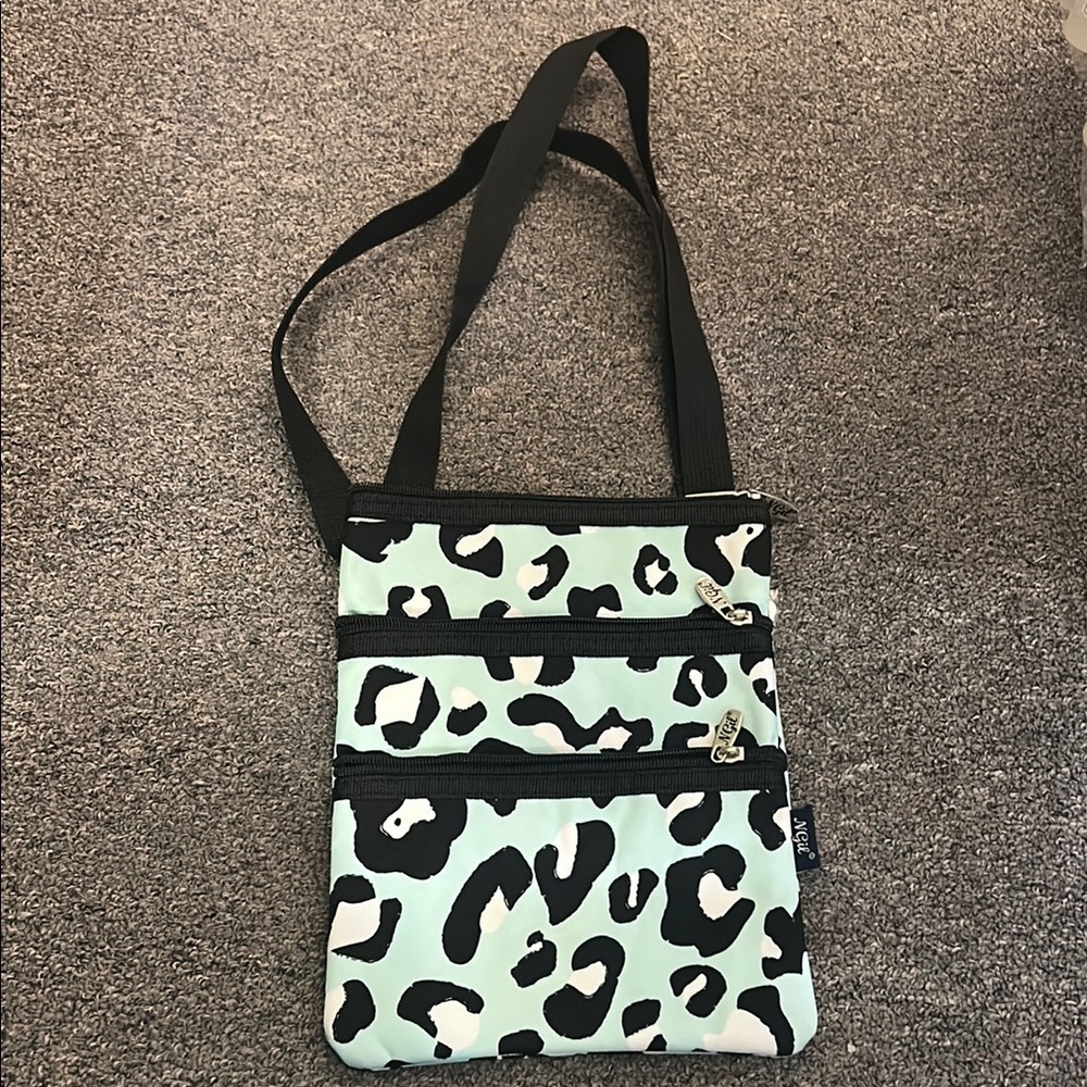 Stylish Leopard Print Crossbody Bag